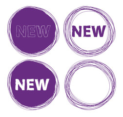 Hand drawn vector sticker