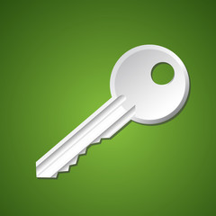 Key icon silver