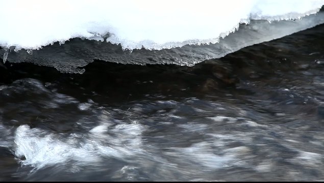 Rivi&egrave;re en hiver
