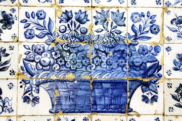 Azulejo in Porto, Portugal