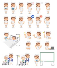 Fototapeta premium Nurse Set