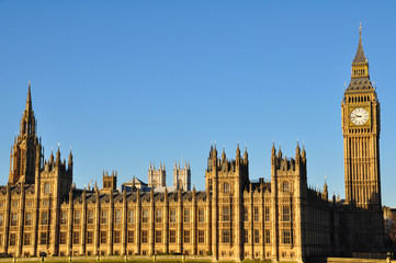 Fototapeta na wymiar Parliament und Big Ben