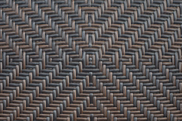 brown and black woven rattan patterns texture background