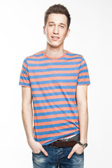 Obraz premium Young and handsome man