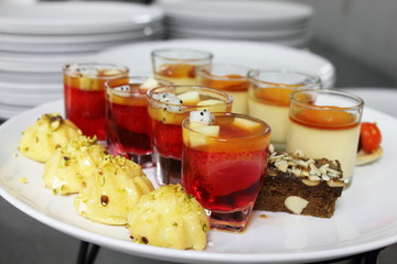 desserts on a plate