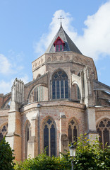 Fototapeta na wymiar Starożytny Architektura gotycka w Brugia, Belgia