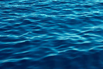 Blue Tones Water Waves Background