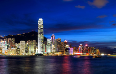 Fototapeta premium Pejzaż Hongkongu