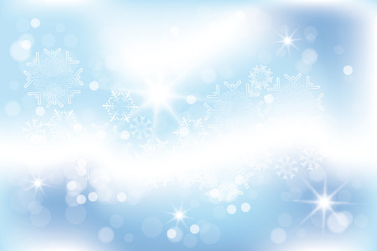 Shimmering background with snowflakes