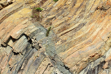 Hong Kong Geographical Park , hexagonal column