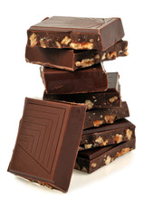 Les carrés de chocolat aux noix de pécan