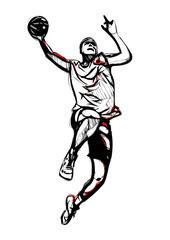Fototapeta premium basketball player
