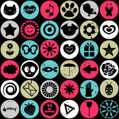 Cute seamless pattern design