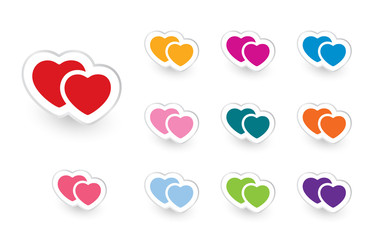 valentine icons set #2