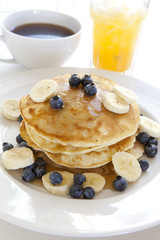 Blueberry Banana Pancakes