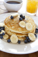 Blueberry Banana Pancakes