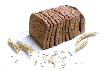 Vollkornbrot mit Ähren