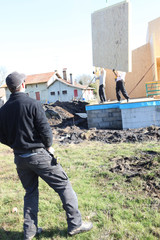 Construction of a house