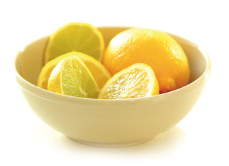 Lemons in a bowl