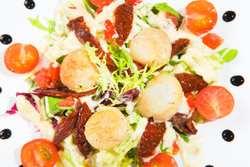 salad with shrimps