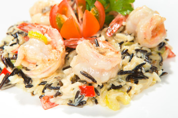 salad with shrimps