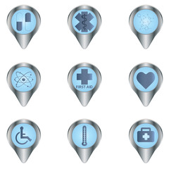 Medical button set