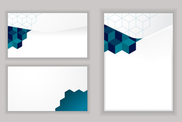 Abstract envelope Modern Design template
