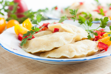 dumplings in a bowl, home decor