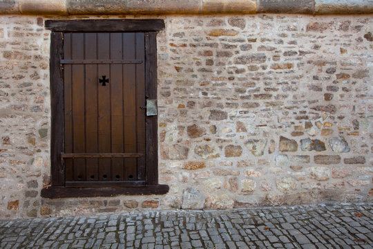 Old medieval door
