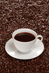 Kaffee in einer Kaffeetasse