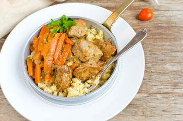 Fine Bulgur And Pork Stew
