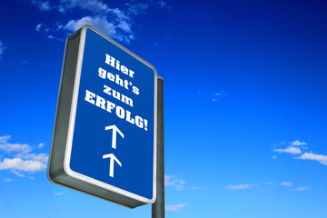 Erfolgsrichtung wählen