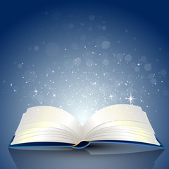 Vector Illustration of an open Book