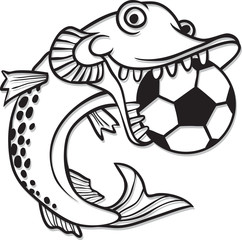 Pike as a symbol of the football team