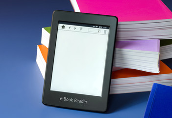 Touchscreen e-Book Reader Konzept + Copy Space