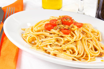 clams spaghetti