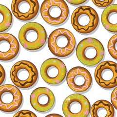 Tasty donuts pattern
