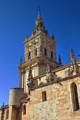 Fototapeta premium View of the famous church of Burgo de Osma in Spain