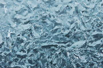Ice texture from fresh water
