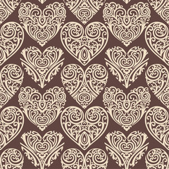 hearts-pattern-on-brown