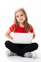 Fototapeta premium Small and beautiful business girl