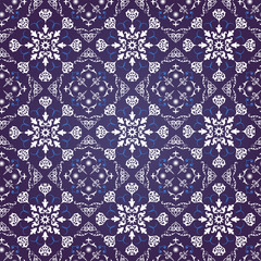 Seamless ornamental wallpaper