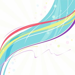 Abstract vector decoration