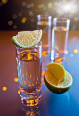 tequila and lime