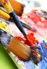 Fototapeta premium Art palette