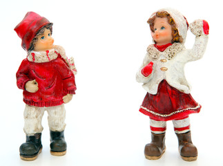 Kinder in Winterkleidung, Winterferien