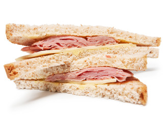 Käse-Schinken-Sandwich