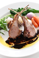 roasted lamb rib chops