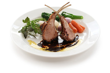 roasted lamb rib chops