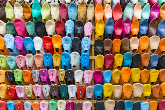 Colourful Slippers wall